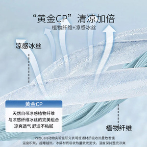 Twill <b>Cooling</b> Mat For Dogs Large Breeds Ice Silk Breathable Rectangle Pet <b>Pad</b> - Product Image 2