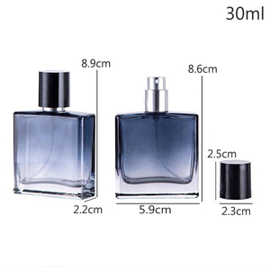 Professional Design <b>50ml</b> 100ml Empty Cylindrical Glass Perfume <b>Bottle</b> for Men Flat Shape with Screw Cap Carton Packed - Product Image 6