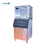 Machine à glaçons de qualité supérieure avec corps métallique, design élégant et simple, pour supermarché