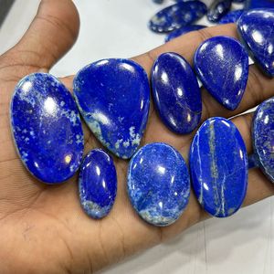Cabochon Lapis Lazuli Bleu Naturel Rare Pierre à Bijoux en Vrac Collection de Pierres Précieuses Vente - Product Image 3