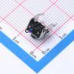 TC-6615-5.5-250G Tactile Switch Bent Lead Through Hole-4P,6x6mm Single Pole Single Throw Round Button 2.5N Right Angle Insert - Product Image 2