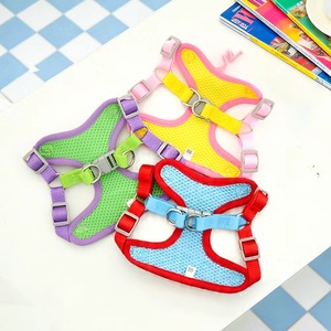 Cartoon Pet <b>Harness</b> Plaid Adjustable Breathable Comfortable For Dog Cat Chest Strap - Product Image 2