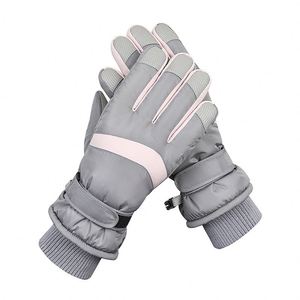 <b>Ski</b> Gloves Winter Cold-Proof Cycling Fleece-Lined Thickened Warm Sports Outdoor Touchscreen Gloves - Product Image 4
