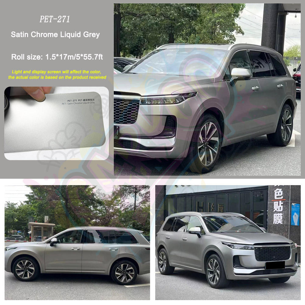 Mancha Cromo Líquido Gris