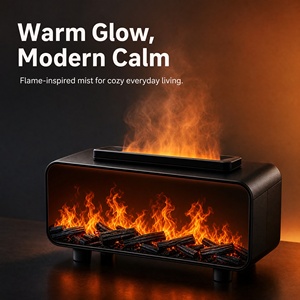 Umidificatore per Caminetto <span class=keywords><strong>3</strong></span> in 1, Diffusore di Aromi da Tavolo, Diffusore di Fragranze per Arredamento Casa - Product Image 5