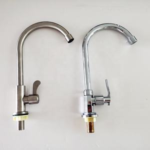 Robinet d'évier <span class=keywords><strong>de</strong></span> cuisine en acier inoxydable Robinet <span class=keywords><strong>de</strong></span> cuisine rétractable à levier unique Robinet d'eau froide unique pour évier <span class=keywords><strong>de</strong></span> cuisine - Product Image 6