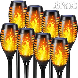 Năng lượng mặt trời LED ngọn lửa đèn không thấm nước Vườn cỏ trang trí COURTYARD Torch đèn cho chiếu sáng cảnh quan - Product Image 3