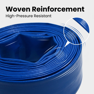 Tuyau d'irrigation plat en PVC sur mesure, haute pression, anti-UV, flexible, compatible OEM pour l'irrigation <span class=keywords><strong>agricole</strong></span> - Product Image 2