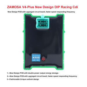 ZAMOSA Interruptor DIP de Carreras de Motos, Versión Mejorada, Desarrollado Exclusivamente, Cdi, 4 Pines, <span class=keywords><strong>C100</strong></span> <span class=keywords><strong>WAVE</strong></span>, 110 CC - Product Image 5
