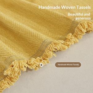 Funda de Sofá y Cojín Universal de Satén-Chenille con Diseño Espigado <span class=keywords><strong>para</strong></span> las Cuatro Estaciones, Cobertura Completa - Product Image 4