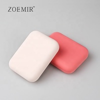 Niedliches magnetisches Kompaktpuder-Etui mit Spiegel, rechteckige Make-up-Palette, ABS-Lidschatten-Etui, Einzel-Palette für Gesichts-Make-up