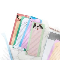 Notepad Magnetik Grosir, Daftar Belanja Kulkas Cetak Kustom untuk Dapur, Memo Pad Tugas Harian Massal dengan Magnet Kuat di Bagian Belakang
