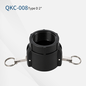 Raccord rapide Camlock en plastique Type B mâle-femelle, conception anti-fuite avec poignée en acier inoxydable - Product Image 3