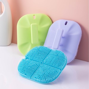 Silicone scalp massager shampoo Exfoliating Brush cepillo para el cabello brosse cheveux brosse de massage du cuir chevelu - Product Image 2