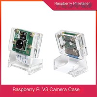 Casing Braket Kamera Raspberry Pi V3 Modul Kamera 3 Wide, Casing Pelindung Akrilik Dasar