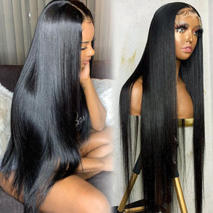 Parrucca Full Lace HD da 50 Pollici, <span class=keywords><strong>Capelli</strong></span> Brasiliani Naturali con Baby Hair, Parrucca in <span class=keywords><strong>Capelli</strong></span> Umani Vergini per Donne di Colore - Product Image 2