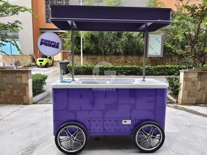 Vélo de vente ambulante électrique pour glaces, chariot amovible pour aliments, idéal pour l'extérieur - Product Image 3