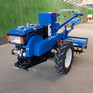 Walk Behind <b>Mini</b> <b>Hand</b> Power Tiller Cultivators 2WD Tractor 8hp Walking Two Wheel <b>Mini</b> Farm Tractors - Product Image 5