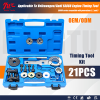 MT-Tools 21-teiliges 2006-2018 Audi VW VAG Motor-Einstellwerkzeug-Set Kurbelwelle Nockenwelle Kompatibel mit EA888 Aus Stahl Gefertigt Silber