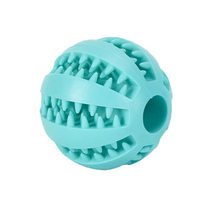 Venta al por mayor de accesorios de limpieza para mascotas ultra indestructibles bola cepillo de dientes tratar bola perros comida dispensadora entrenamiento masticar Juguetes - Product Image 6