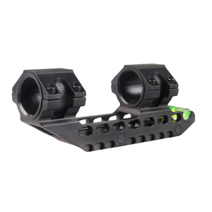 Mira telescópica de alta resistencia con diseño hueco, compatible con tubos de 25.4/30mm, de aleación de aluminio negra, duradera, antivibración, accesorio para equipo de caza y actividades al aire libre. - Product Image 4