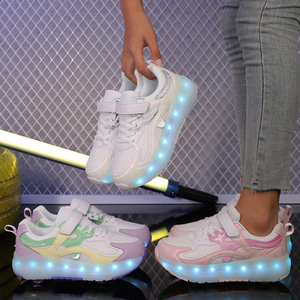 ZHOYA <span class=keywords><strong>Pattini</strong></span> a rotelle a quattro ruote per ragazze e scarpe a rotelle trasformabili per ragazzi, bestseller transfrontaliero - Product Image 4