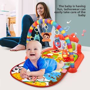 Tapis de jeu de piano à pédale en coton pour bébé, jouet musical pour nouveau-nés jusqu'à 36 mois - Product Image 1