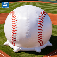 Ballons gonflables géants en forme de balle de baseball, personnalisables en taille, pour publicité