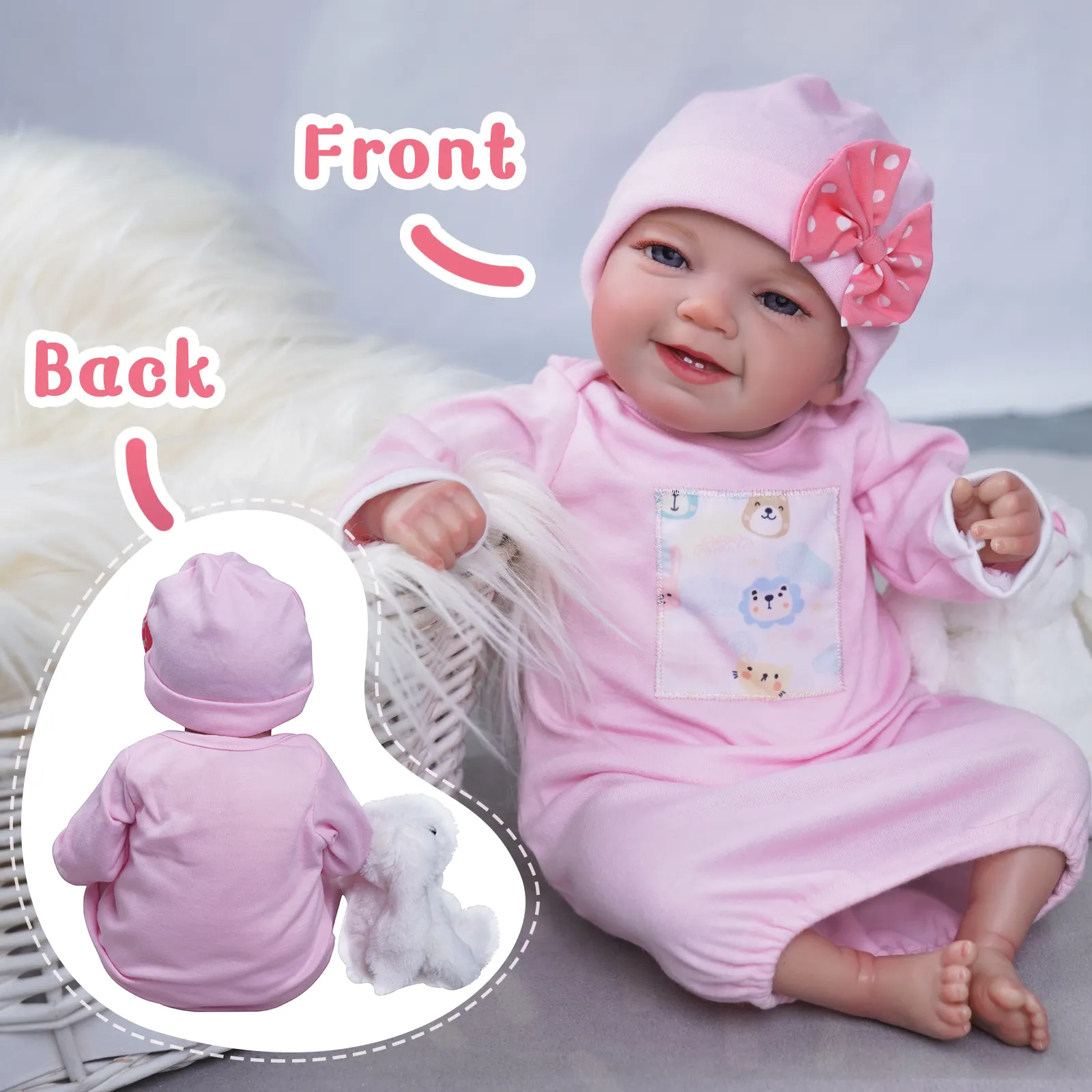 Soft Weighted Cheap Baby Real Looking Girl Realistic Doll Reborn Toddler