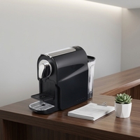 Machine à café à capsules 4-en-1 EASTON, électrique, pression 20 bars, 2 niveaux de pression d'eau, réservoir 650 ml, expresso chaud/froid, plastique