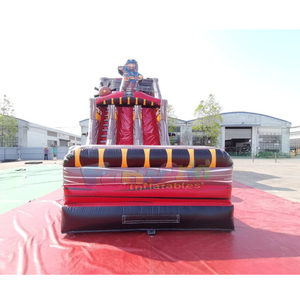 Commercial grade large toboggan gonflable black pearl <b>inflatable</b> pirate ship slide for outdoor party - Product Image 3