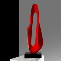 Statue géométrique de luxe européenne en résine, artisanat personnalisé, ornement pour bureau, restaurant, décoration intérieure, vente en gros, fourniture d'usine