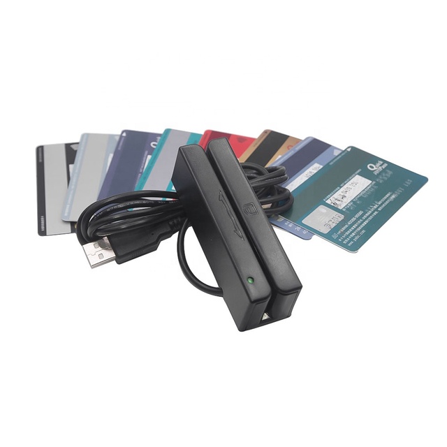 Mini 3 Tracks Msr Hico Loco Magnetic Stripe Card Reader