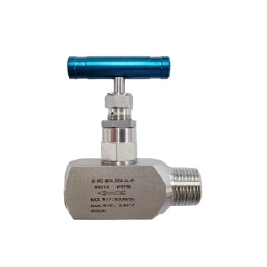 वकामास्ता 1/8 "1/4" 3/8 "1/2" 3/4 "1" बड़ा महिला थ्रेड 304 स्टेनलेस स्टील उच्च दबाव प्रवाह नियंत्रण बंद सुई वाल्व - Product Image 1