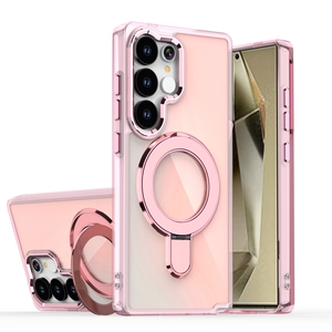 Funda de teléfono con soporte magnético amarillo Anti Color láser, funda de teléfono con protección a prueba de golpes para <span class=keywords><strong>Samsung</strong></span> <span class=keywords><strong>Galaxy</strong></span> S25 24 <span class=keywords><strong>22</strong></span> 21 Ultra - Product Image 2