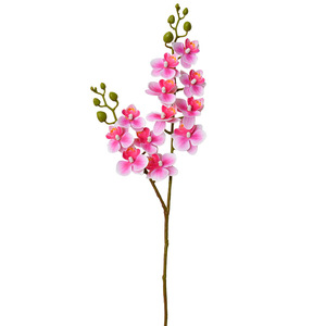Fleurs d'orchidées Phalaenopsis artificielles Laixing en PVC souple, décorations de mariage, décoration intérieure, arrangements floraux - Product Image 5