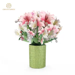 2024 nouveau Design Laser découpe papier bouquets de fleurs 3D Pop Up fleur carte de voeux