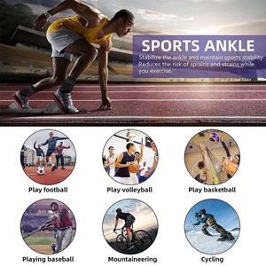 Wosweir Elastische Voet Bandage Protector Compressie Enkelsteun Nylon Riem Brace Heren Dames Sportkleding Voetbal