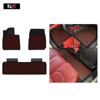 Tapis de sol de voiture 5D complets double couche pour 5 sièges, avant et arrière, lavables, base en TPE antidérapante, inodores et durables