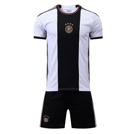 Beste Kwaliteit Custom Sublimatie Afdrukken Euro Voetbal Jersey Voor Mannen Blauwe Sportkleding Voetbal Shirts Klaar Schip Beste Stijl Sets