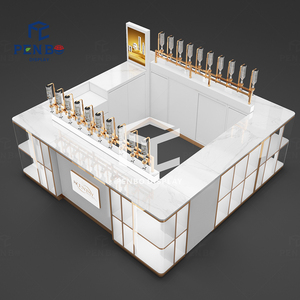 Lujo árabe 2x2 Kiosk Perfume Shop Interior Perfume-KIOSK-Lujo Cosmético Perfume Kiosk Cabina de exposición - Product Image 1