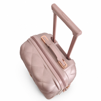 Valise de voyage rigide à 4 roues, légère, moderne, en ABS, avec imprimé dessin animé, personnalisable, vente en gros