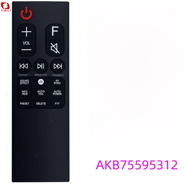 First Fixed Code 10m IR Remote Control Replacement for Sound Bar AKB75595312 AKB75595321 AKB75595331 AKB75595351 AKB75595361