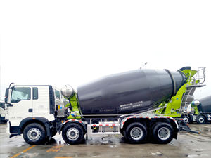 Camión Mezclador <span class=keywords><strong>de</strong></span> <span class=keywords><strong>Cemento</strong></span> Móvil 8JBJ-R <span class=keywords><strong>de</strong></span> 8 Metros Cúbicos, Vehículo <span class=keywords><strong>de</strong></span> Transporte Continuo <span class=keywords><strong>de</strong></span> Concreto para Construcción - Product Image 1