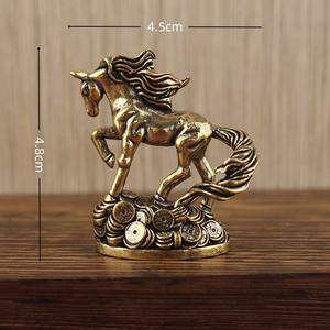 ม้าทองแดงประจำราศี ดึงดูดความมั่งคั่งและปกป้องบ้าน ของตกแต่งบ้าน เสริมโชคลาภและความสำเร็จทันที ของประดับตกแต่งตรุษจีน - Product Image 3