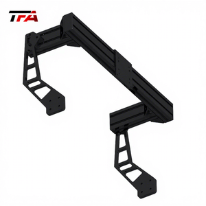 专业铝制驾驶舱框架，适用于模拟赛车家庭游戏设置，三屏大显示器沉浸式游戏，支持电子竞技竞技场 - Product Image 4