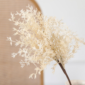 Hierba Artificial Decorativa, Flor de Plástico Color Rosa Champán, Decoración para Interiores, Bodas y Hogar - Product Image 4