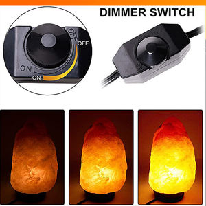 Cordon de lampe à sel E12 avec interrupteur variateur à pince papillon, câble d'alimentation de remplacement noir, assemblage de fil avec prise de verrouillage d'origine - Product Image 4