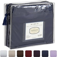 Parure de draps en microfibre 4 pièces ultra douce, anti-plis, anti-déchirure, personnalisable, style uni, avec drap-housse élastique – Vente en gros