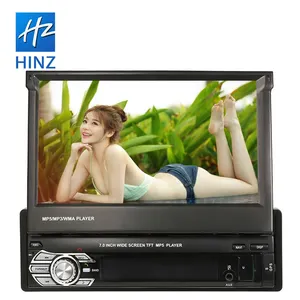 HINZ 9601 1 Din 7 Inci 800*480 Mobil Auto Radio Player, Dukungan Kamera Rear View Mobil Radio untuk Carro